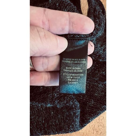 TAHARI CHARCOAL GRAY ZIP UP SWEATER FRINGE TRIM WOMENS SZ XL - Picture 12 of 12